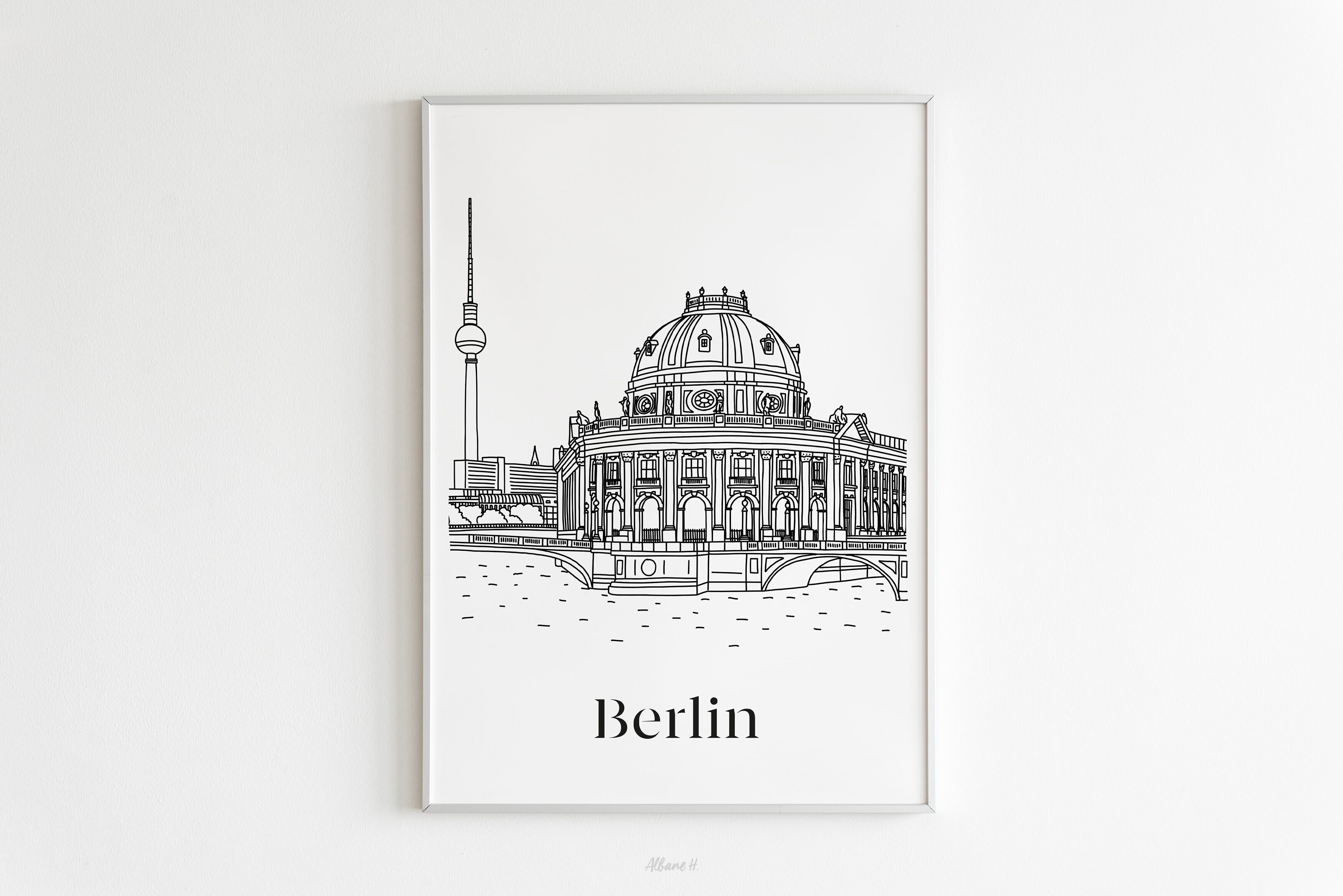 Poster di Berlino - Carta A4 / A3 / 40x60