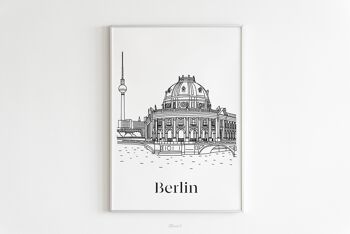 Affiche Berlin - Papier A4 / A3 / 40x60 1