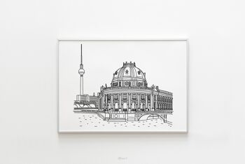 Affiche Berlin - Papier A4 / A3 / 40x60 2