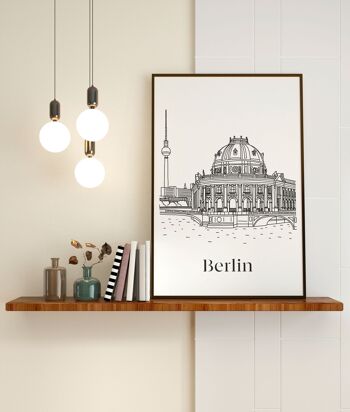 Affiche Berlin - Papier A4 / A3 / 40x60 3