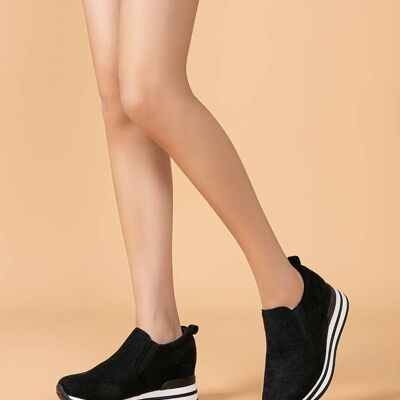 Suede wedge sneaker - HQ351