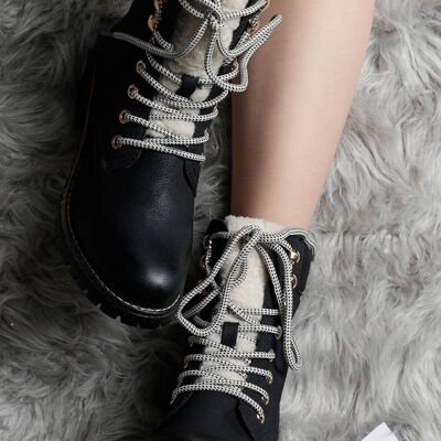 Lace-up ankle boot - F5800