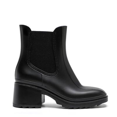 Chelsea rain boot with small heel - YQ48