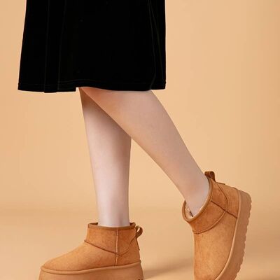 Winter platform ankle boot - F6315