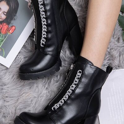 Heeled ankle boots - F5937