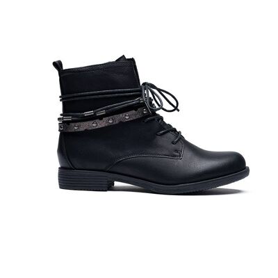 Bottines classique à lacet - F6068