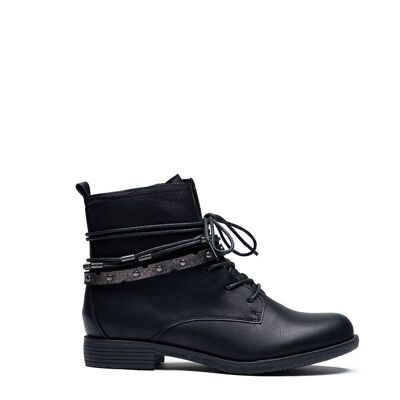 Classic lace-up ankle boots - F6068