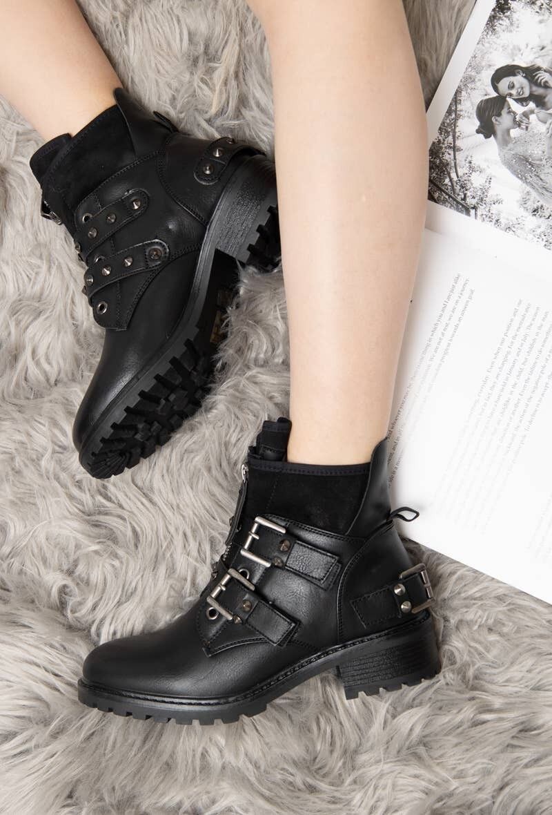 Buy wholesale Women s ankle boots with straps F5715