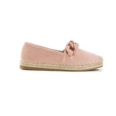 Espadrilles mit Kette – LX221