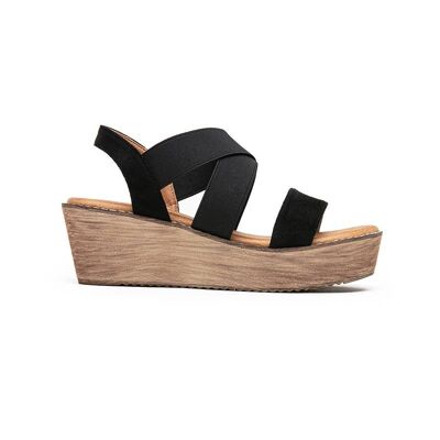 Elastic wedge sandal - TS502