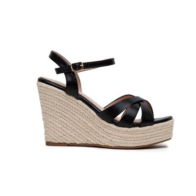 Rope wedge sandal - L499