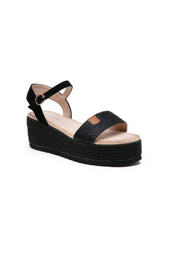 Sandale plateforme noire - BL450 2