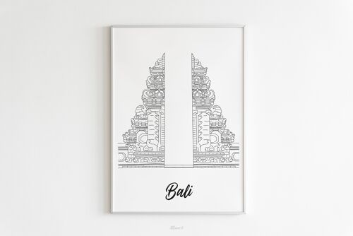 Affiche Bali - Papier A4 / A3 / 40x60