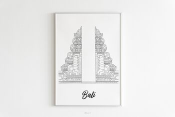 Affiche Bali - Papier A4 / A3 / 40x60 1