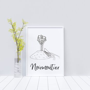 Affiche Noimoutier - Papier A4 / A3 / 40x60 2