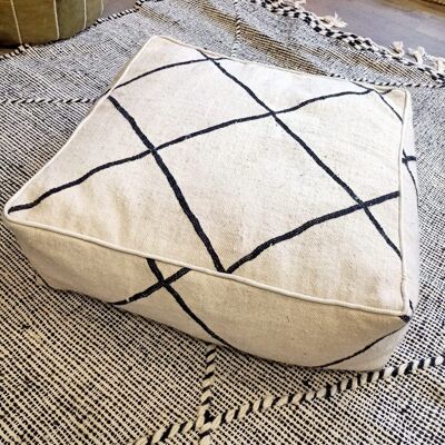 Handmade Moroccan pouf #1