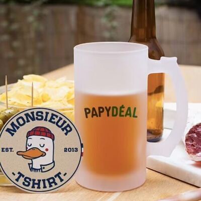 Papydéal beer mug - Grandfather's Day gift