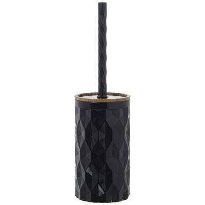 BLACK ACRYLIC BATHROOM TOILET HOLDER _°10X36CM, HOLDER:°10X19CM LL86223