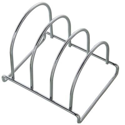 CHROME TRAY HOLDER 3 DEPARTMENTS 14X12X13CM LL82512