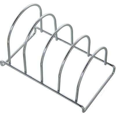 CHROME TRAY HOLDER 4 DEPARTMENTS 20X12X13CM LL82516