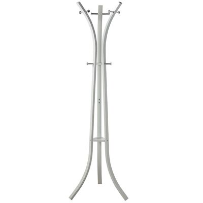 APPENDIABITI DA APPOGGIO IN METALLO BIANCO 58X58X180CM, TUBO:20/40MM+°13M LL83398