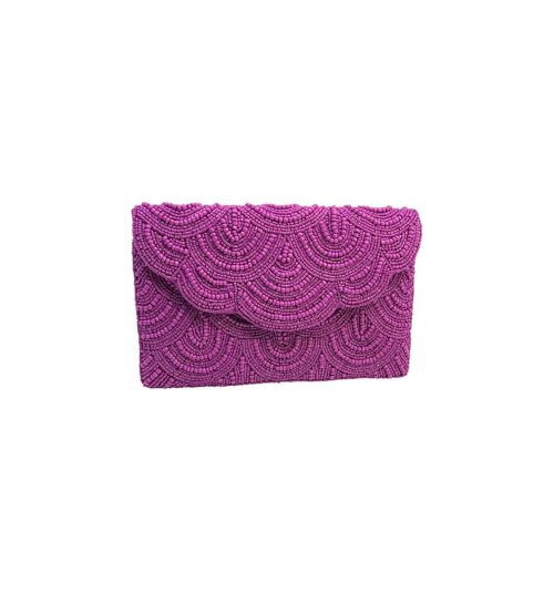 CASABLANCA CLUTCH FUSCHIA