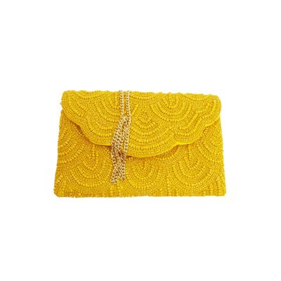 POCHETTE CASABLANCA JAUNE