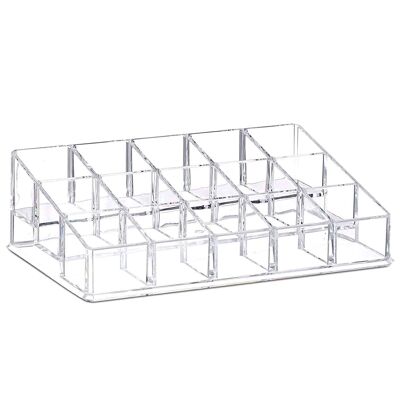 ORGANISATEUR ACRYLIQUE POUR COSMÉTIQUE _12X22X6CM LL86964