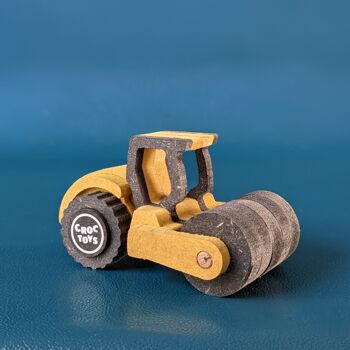 FLEUR, le rouleau compresseur, Kit de construction de véhicule en bois 10