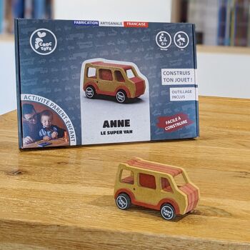 ANNE, le super Van, , Kit de construction de véhicule en bois 6