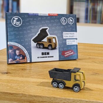 BEN, Le camion benne, Kit de construction de véhicule en bois 7