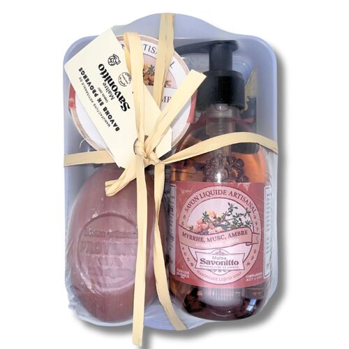 Coffret cadeau Noël Musc Myrrhe & Ambre corde