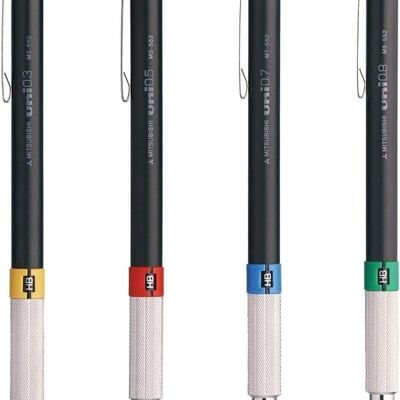 Uni-Ball – PREMIUM-DRUCKBLEISTIFT-Sortiment – Ref: M9552 – Druckbleistift 0,9 mm –