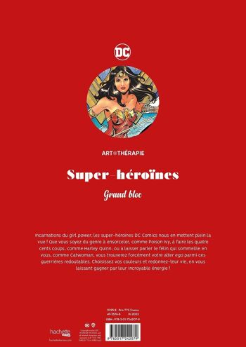 LIVRE COLORIAGE - Super héroïnes DC Comics 3