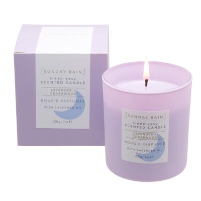 Candela alla lavanda Sunday Rain Sleep Easy