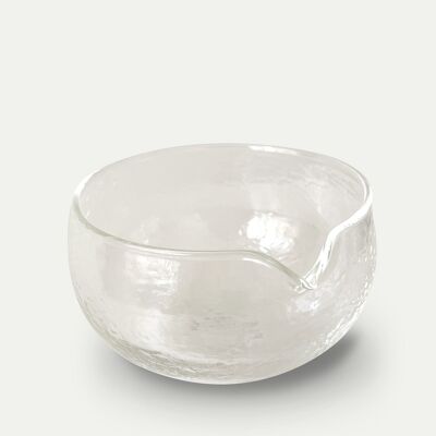 Matcha mixing bowl made of glass