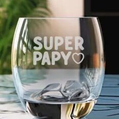 Super Opa Whiskyglas (graviert) – Geschenk zum Großvatertag