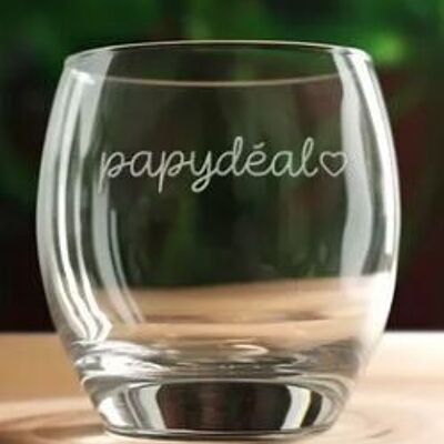 Papydeal Whiskey Glass (engraved) - Grandfathers Day Gift