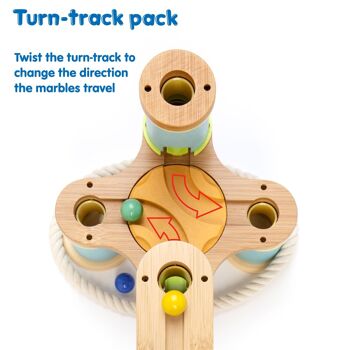 boppi Marble Run Pack d'accessoires - Turn-Track 6