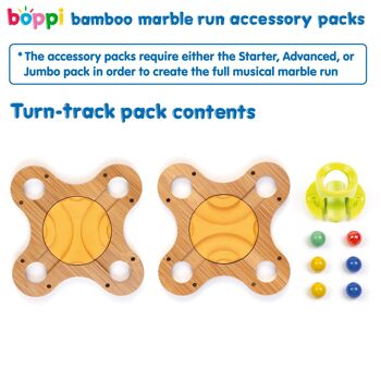 boppi Marble Run Pack d'accessoires - Turn-Track 7