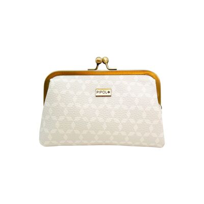 CLUTCH FRAME STAR BEIGY WHITE