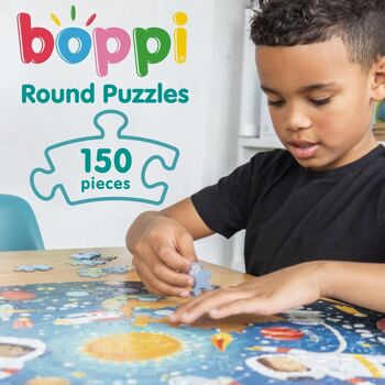 Boppi Puzzle rond 150 pièces – Carte des États-Unis BRP008 2