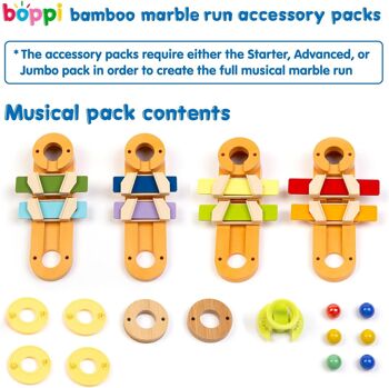 boppi Marble Run Pack d'accessoires - Musical 9