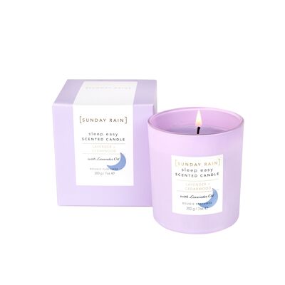 Candela alla lavanda Sunday Rain Sleep Easy