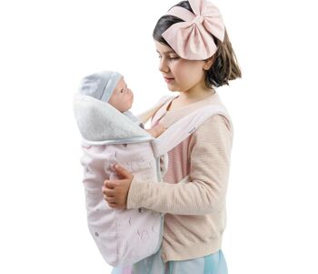 Porte-bébé + berceau + nacelle pour bébés nés de 45 à 55 cm 2