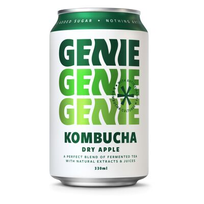 Genie Kombucha – trockener Apfel