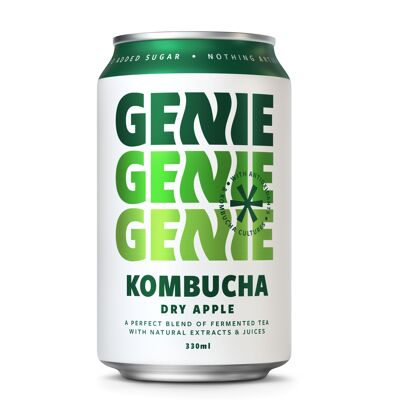 Genie Kombucha – trockener Apfel