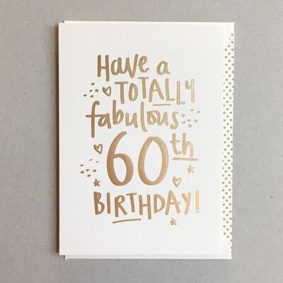 Fabulous 60th Birthday BS60