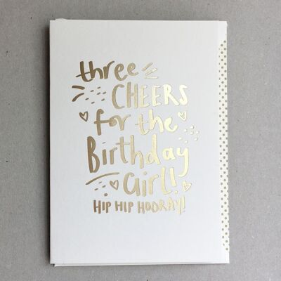 Three Cheers Birthday Girl BS15