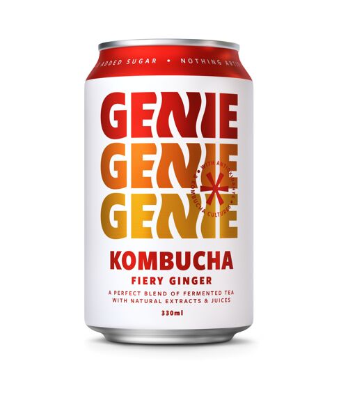 GENIE Kombucha - Fiery Ginger
